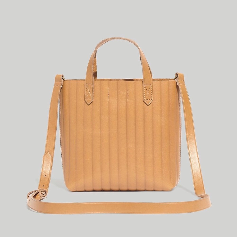 Madewell Mini Transport Crossbody Purse: Bubble Pleat Edition - Picture 2 of 7